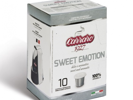 Капсули Carraro Sweet Emotion съвместими с Неспресо