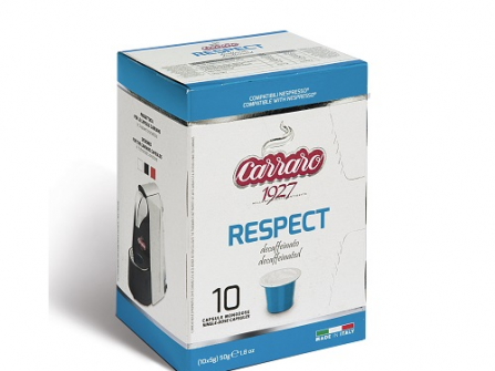 Капсули Carraro Respect съвместими с Неспресо