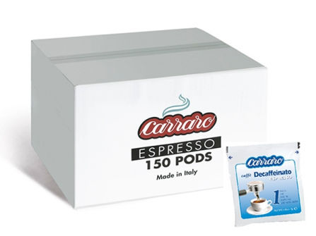 Мляно кафе на дози (подове) Carraro Decaffeinato
